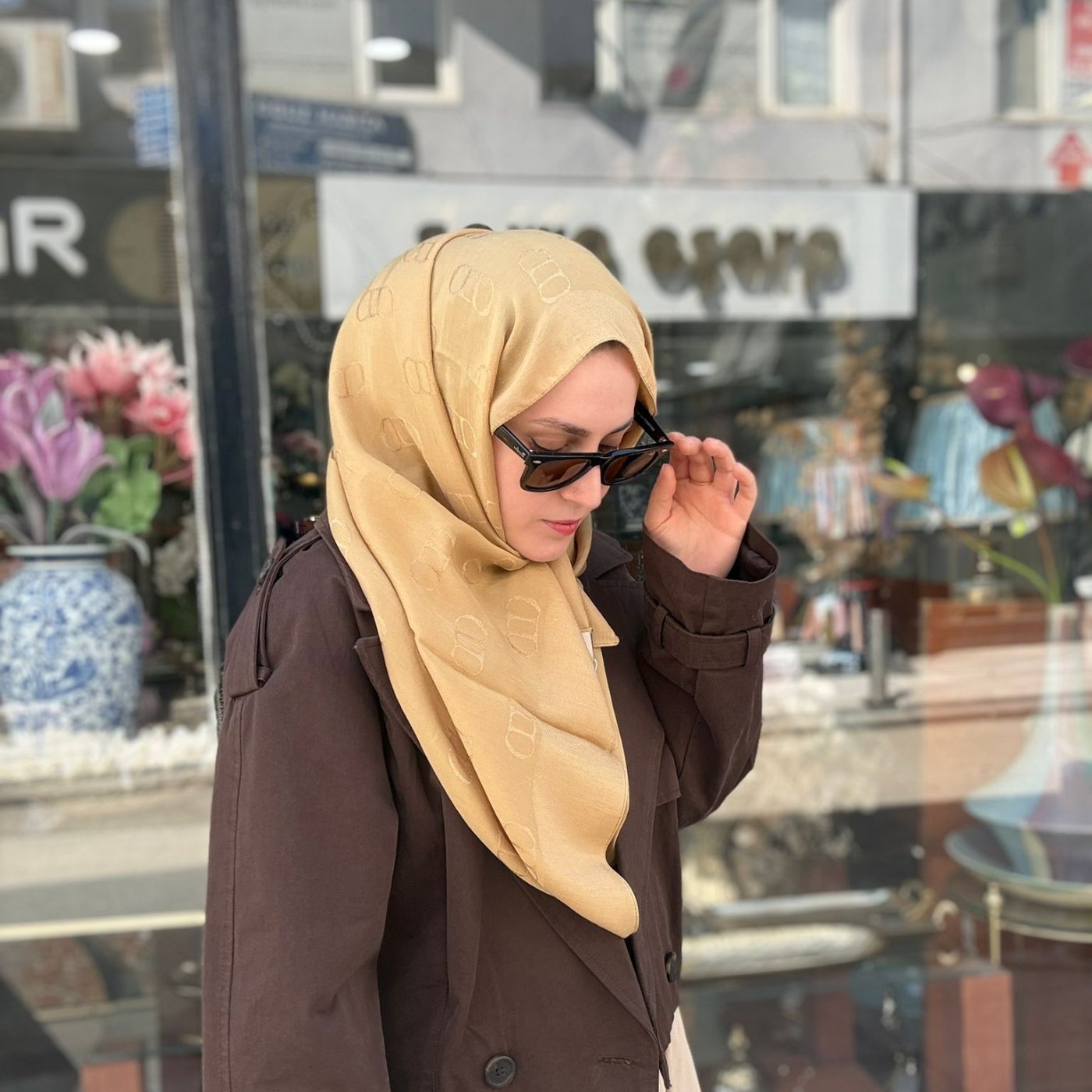 CARELL liora pamuk şal