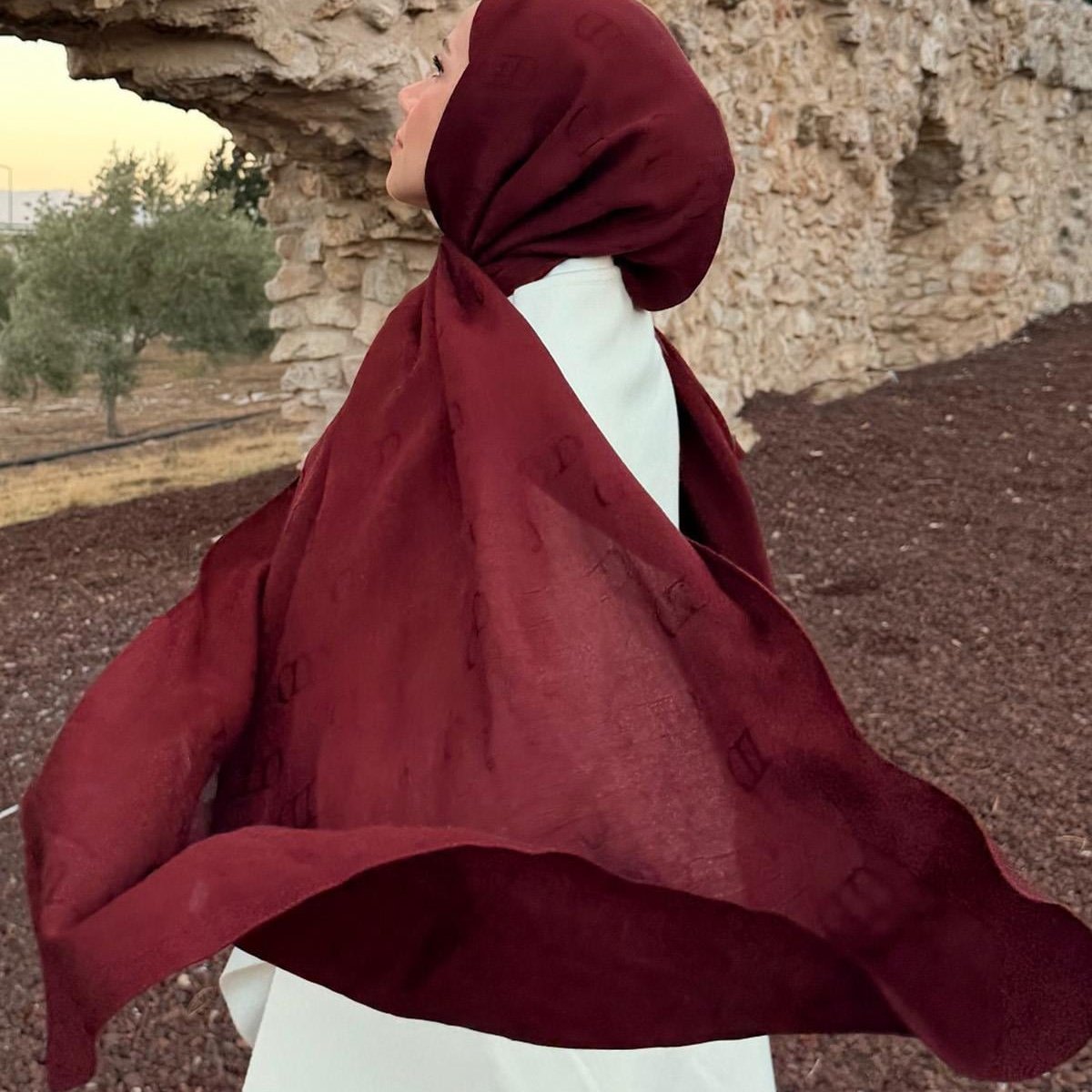 CARELL liora pamuk şal